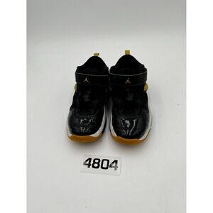 Nike Air Jordan Stay Loyal 3 Youth 1Y Basketball Shoe Black Yellow Ochre Sneaker